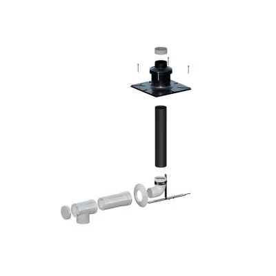 System kominowy ZB-03 TURBO zestaw bazowy w szacht 80/125