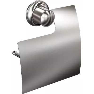 Wieszak na papier toaletowy z osłonką chromowany